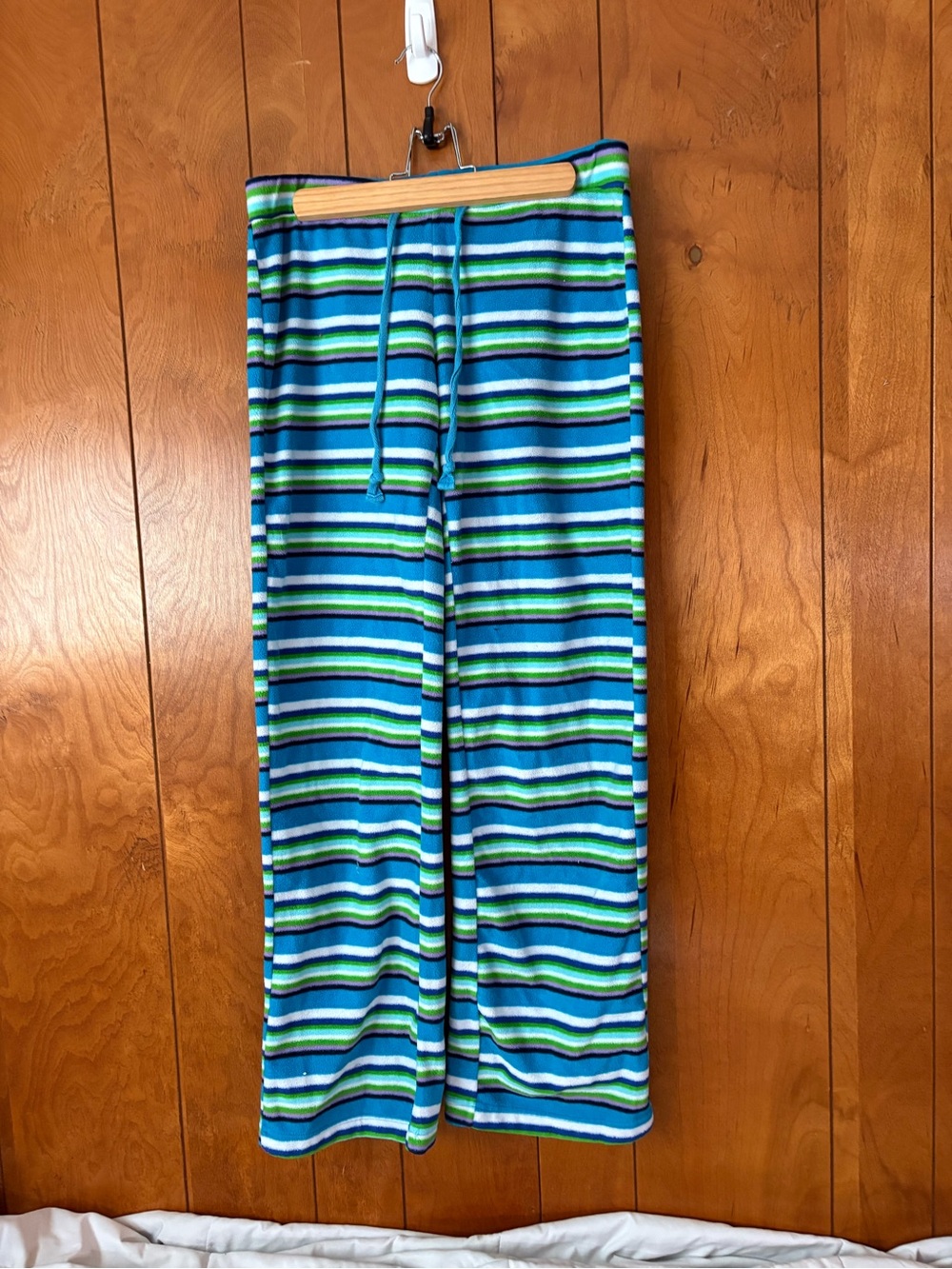 Old Navy Blue, Green & White Striped Pajama Pants